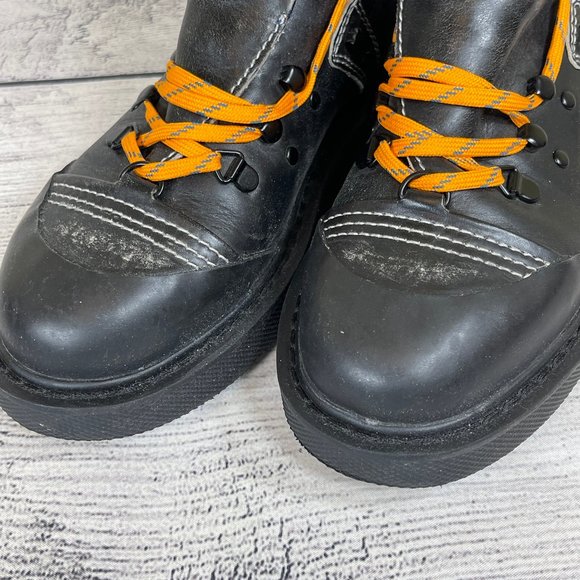 DIESEL Man's D-Cage Mid Hiker Boots Contrast Shoelaces Grunge Size 39 - Picture 3 of 16